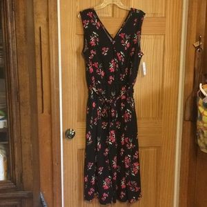 V-Neck Sleeveless Time and Tru jumpsuit